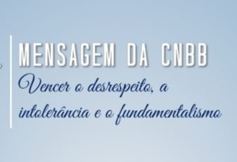 Mensagem sobre fundamentalismo e intolerância contra símbolos da fé